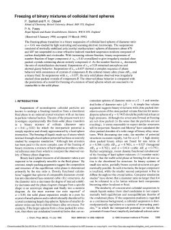 Freezing of binary mixtures of colloidal hard spheres