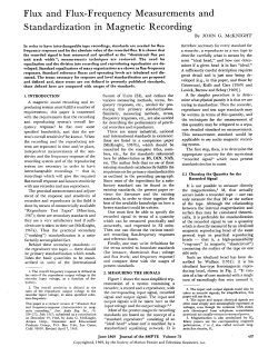 Flux and Flux-Frequency Measurements and