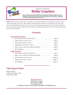 Roller Coasters - What is Rock