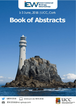 IEW Book of Abstracts