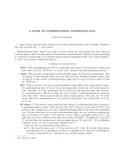 Here - UConn`s Math Department