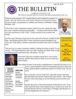 The Bulletin June 28, 2016