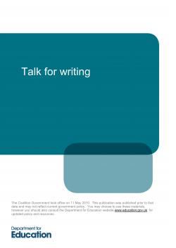 Talk for writing - OER in Education