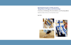 Growing Economies in Indian Country
