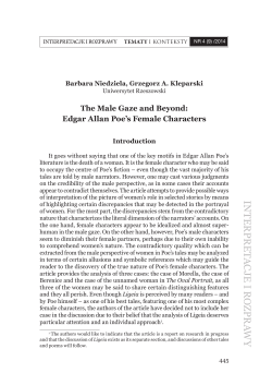 Edgar Allan Poe`s Female Characters