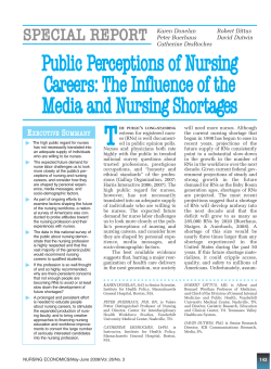 Public Perception of Nurisng Careers