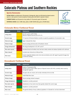 Colorado Plateau and Southern Rockies