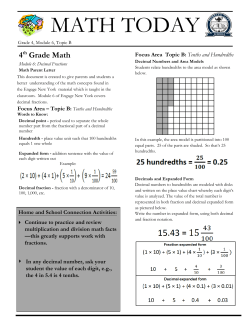 MATH TODAY