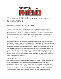 The constitutional crisis no one seems to understand