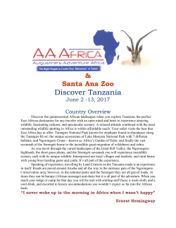 Discover Tanzania