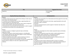 Unit 5, Expository