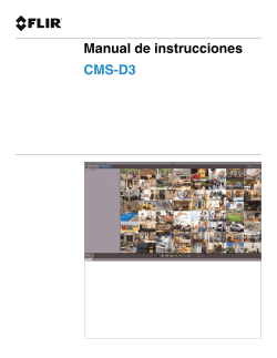 Manual de instrucciones CMS-D3