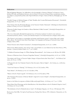 Publications and other professional work