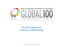 2017 Global 100 methodology
