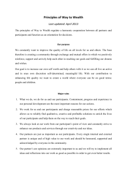 the principles of Way to Wealth