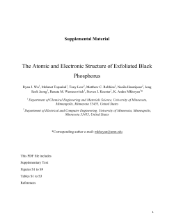 The Atomic and Electronic Structure of Exfoliated Black Phosphorus