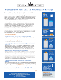 Understanding Your 2017-18 Financial Aid