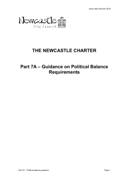Guidance on Political Balance Requirements