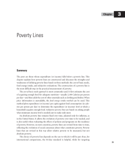 CHAPTER 3: Poverty Lines