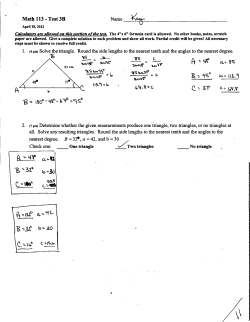 Math 113 - Test 3B