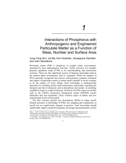Interactions of Phosphorus with Anthropogenic and Engineered