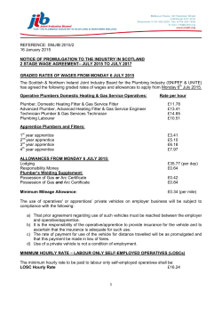 SNIJIBPMES Wage Agreement from July 2015