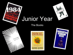 The Books - Jenksps.org