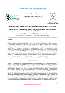 Quantum chemical study on 2,6-bis(bromo-methyl)pyridine
