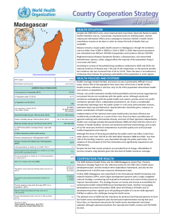 Madagascar - World Health Organization