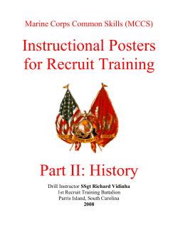 Marine Corps Common Skills (MCCS) Instructional Posters