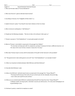 English 11 Second Semester Final