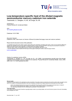 Low-temperature specific heat of the diluted magnetic