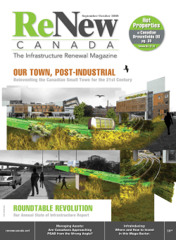 Our TOwn, POsT-IndusTrIal