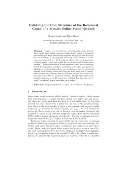 Unfolding the Core Structure of the Reciprocal Graph