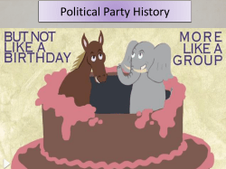 Political Party History - Ms. Carmona`s US History Class!