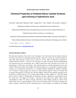 Chemical Properties of Oxidized Silicon Carbide Surfaces upon