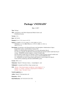 Package `rNOMADS`