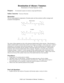 7 Bromination of Tomatoes