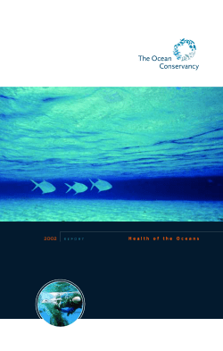 2002 REPORT Health of the Oceans