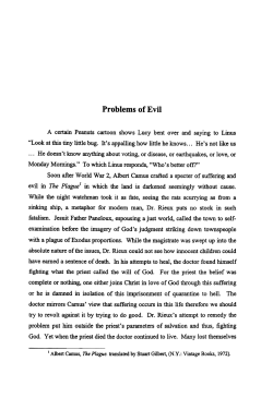 Problems of Evil