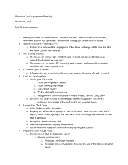 1/24/16 Annual Meeting Minutes