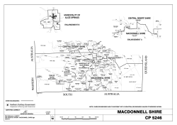 MacDonnell Shire Boundaries - Northern Territory Government