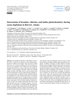 Interactions of bromine, chlorine, and iodine photochemistry during
