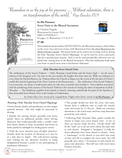 Seven Church Visits Brochure - Suffering Servant Scriptorium