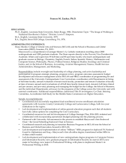 Frances M. Zauhar, Ph.D.