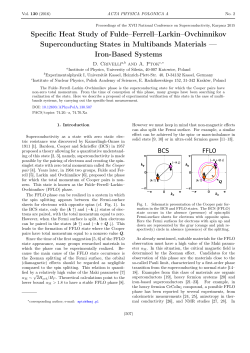 Specific Heat Study of Fulde–Ferrell–Larkin–Ovchinnikov