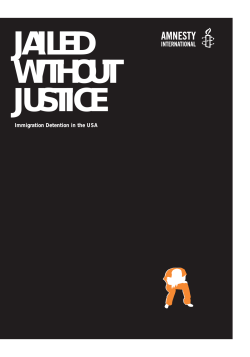 Jailed Without Justice - Amnesty International
