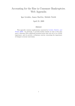 Appendix - American Economic Association