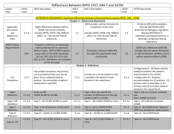 Differences Between NFPA 1917, KKK-F and ASTM