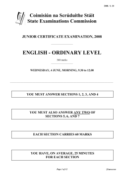 ordinary level